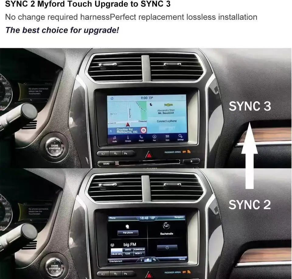 Factory SYNC2 to SYNC3 Upgrade Kit APIM Module Antenna Carplay GPS Navigation Fit for Ford Lincoln Sync 3