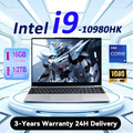 2026 Windows 11 Laptops 15.6 inch Laptop Fingerprint Unlock Intel Core I9-10980HK 16GB RAM 2TB SSD Backlight Gaming Notebook