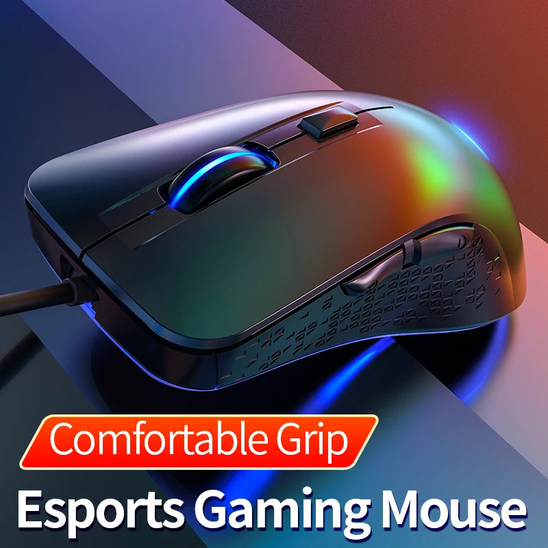 Wired Gaming Mouse, Ergonomic, for Office, Laptop, Desktop, PC,eSports, Comfortable, Versatile