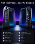 ACEMAGIC Mini PC AMD Ryzen 7 H225 Gaming PC 32GB LPDDR5 1TB SSD Windows 11 Pro Triple 4K Display Small Desktop Computer WiFi 6