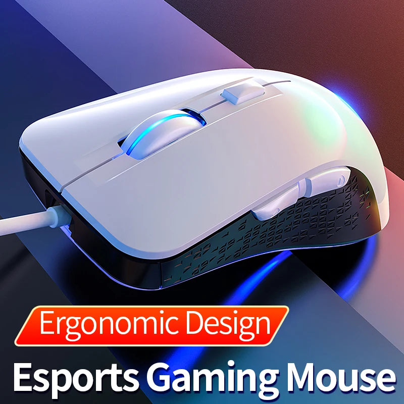 Wired Gaming Mouse, Ergonomic, for Office, Laptop, Desktop, PC,eSports, Comfortable, Versatile