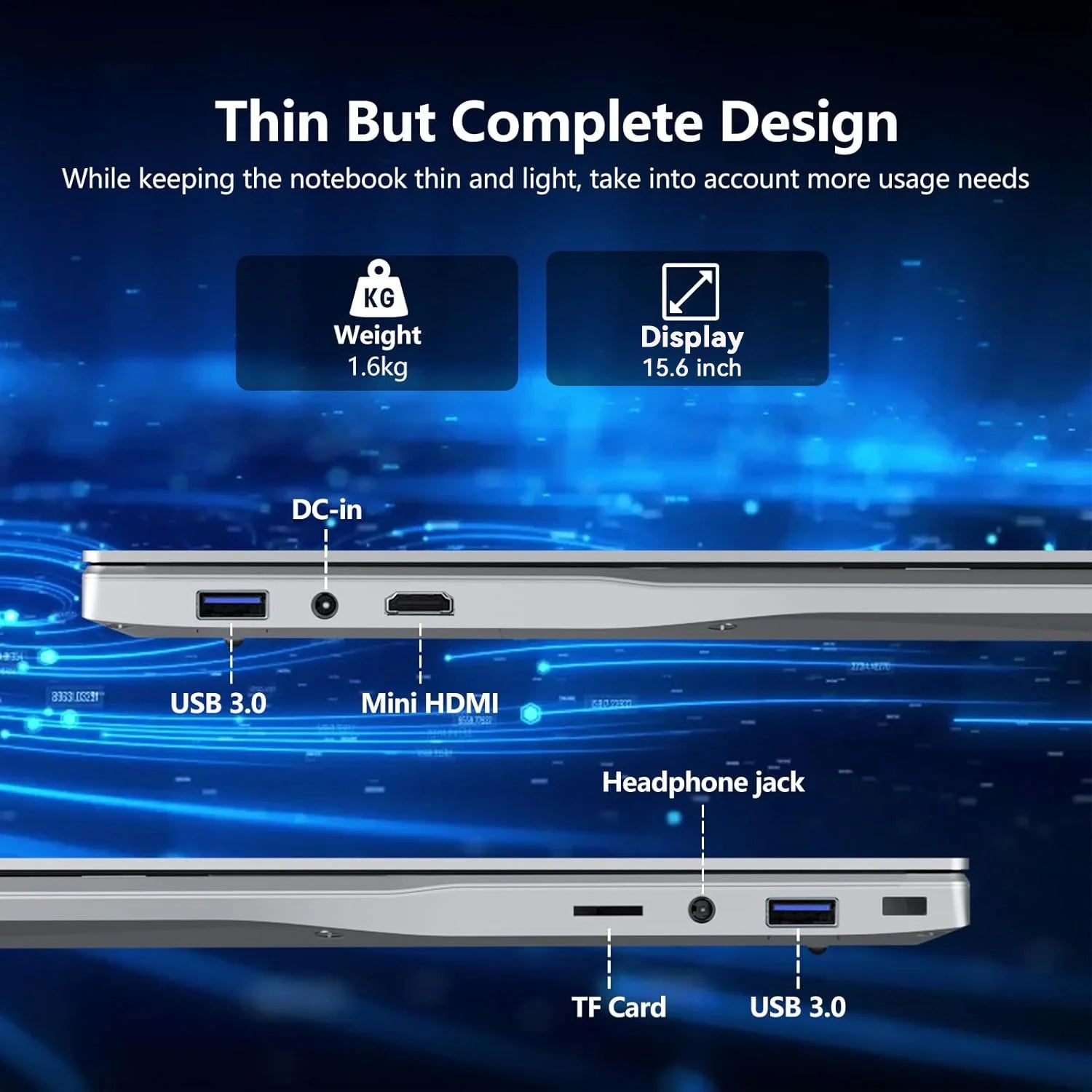 2026 Windows 11 Laptops 15.6 inch Laptop Fingerprint Unlock Intel Core I9-10980HK 16GB RAM 2TB SSD Backlight Gaming Notebook